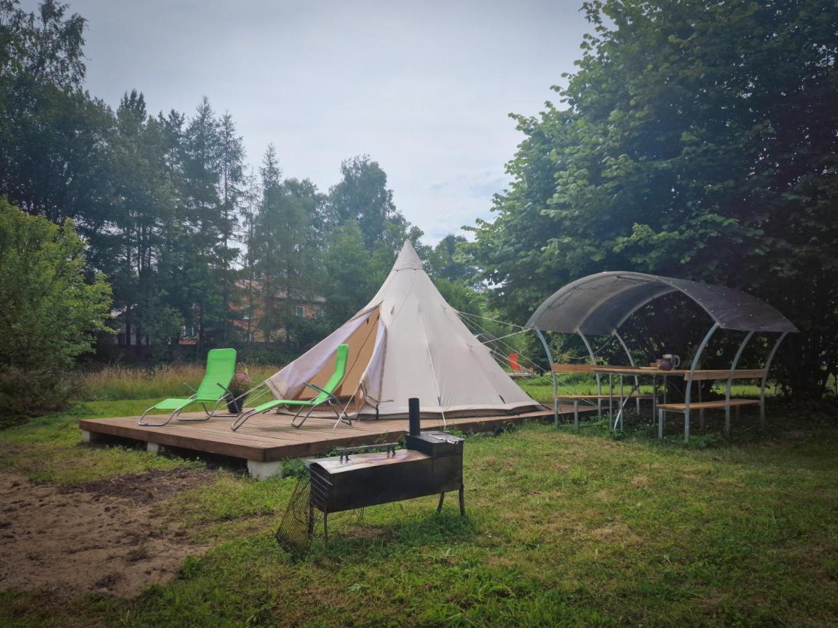 Hotel Glamping Fluffy Horns - Glempings Pukainie Ragi Plieņciems Exterior foto